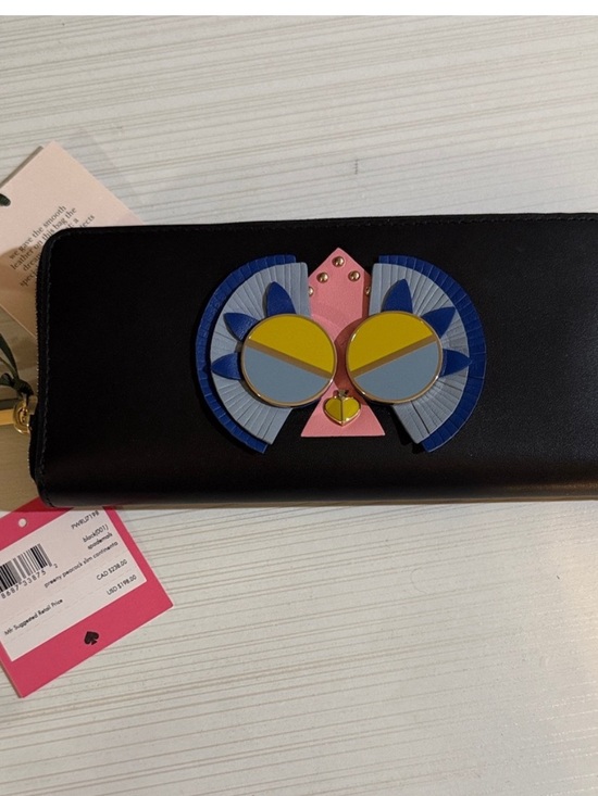 kate spade Handbags - Kate Spade ♠️ NWT! RARE! Spademals Preeny Peacock Continental Long Wallet